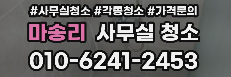 마송리 사무실 청소