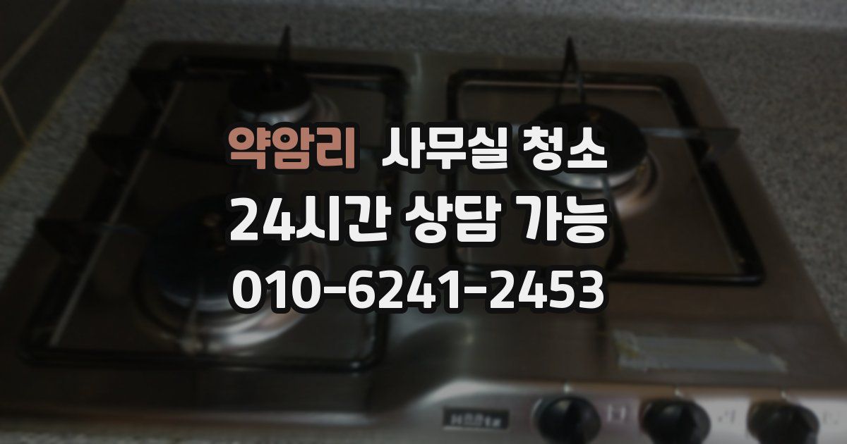 약암리 사무실 청소