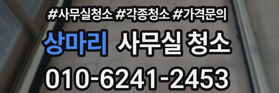상마리 사무실 청소