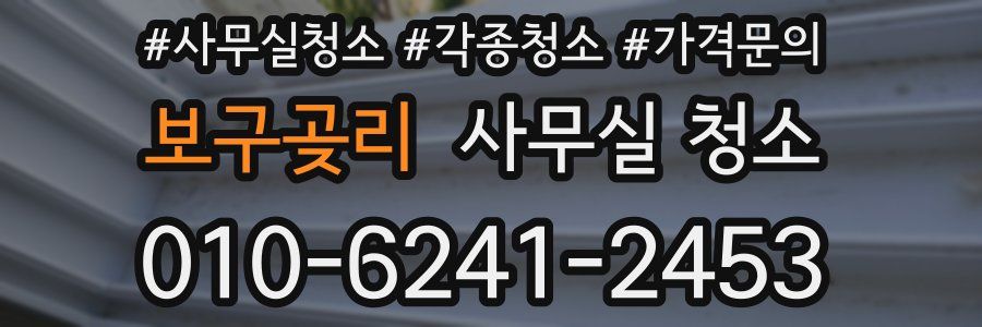 보구곶리 사무실 청소