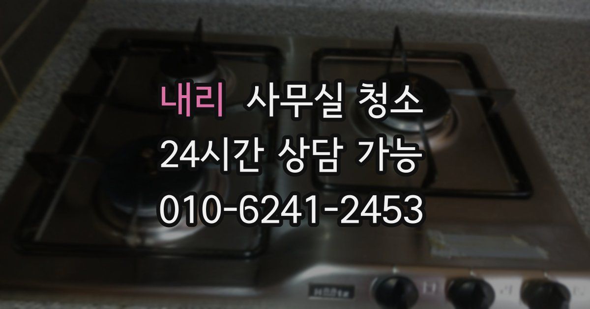 내리 사무실 청소