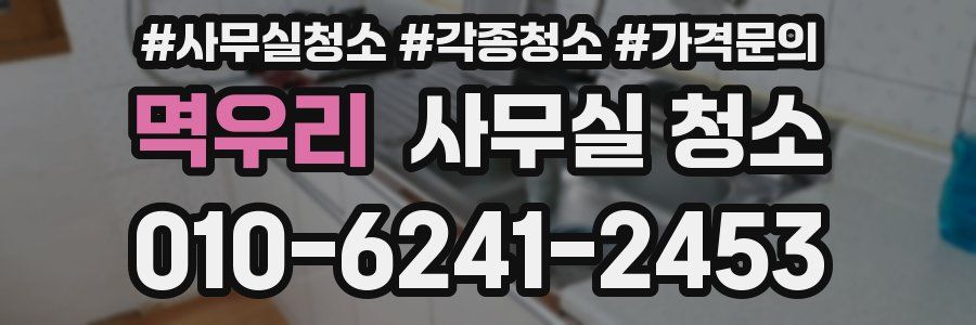 멱우리 사무실 청소
