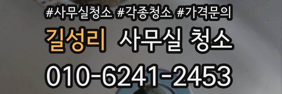 길성리 사무실 청소