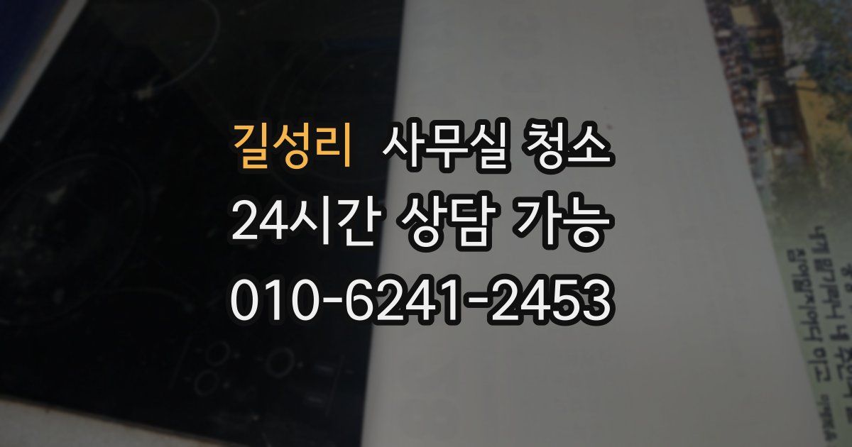 길성리 사무실 청소