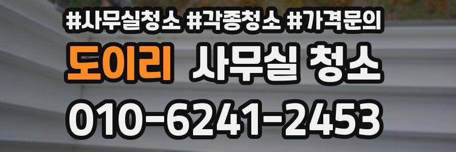 도이리 사무실 청소