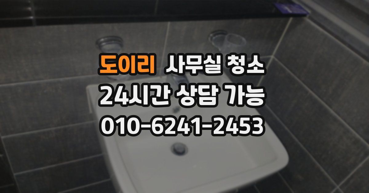 도이리 사무실 청소