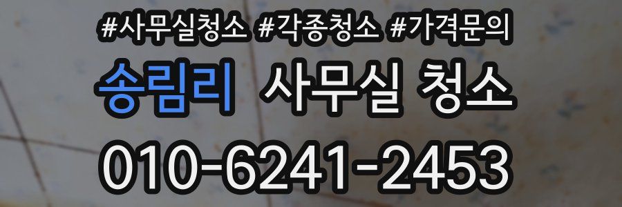 송림리 사무실 청소