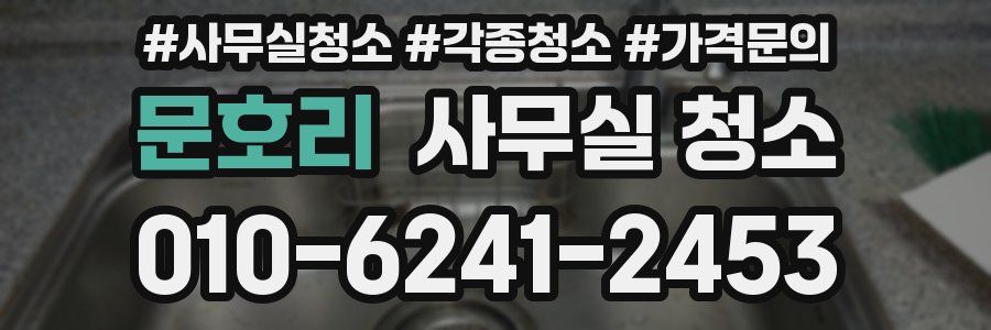 문호리 사무실 청소