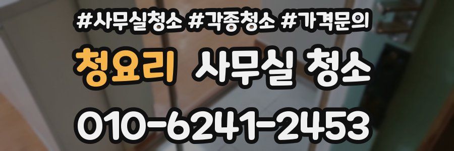 청요리 사무실 청소