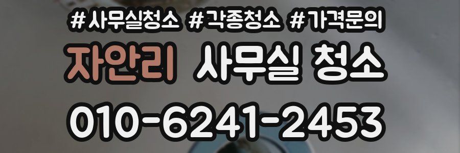 자안리 사무실 청소