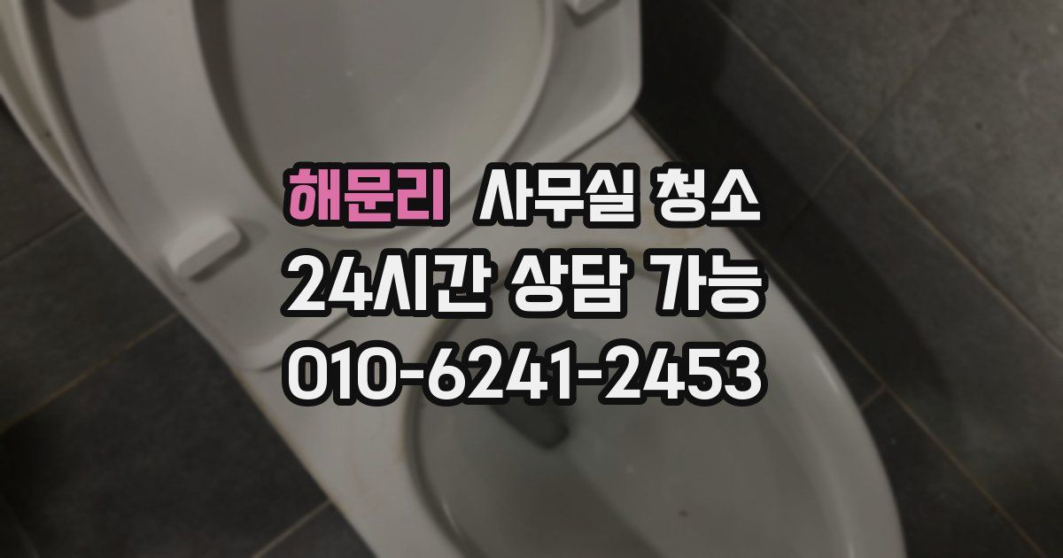 해문리 사무실 청소