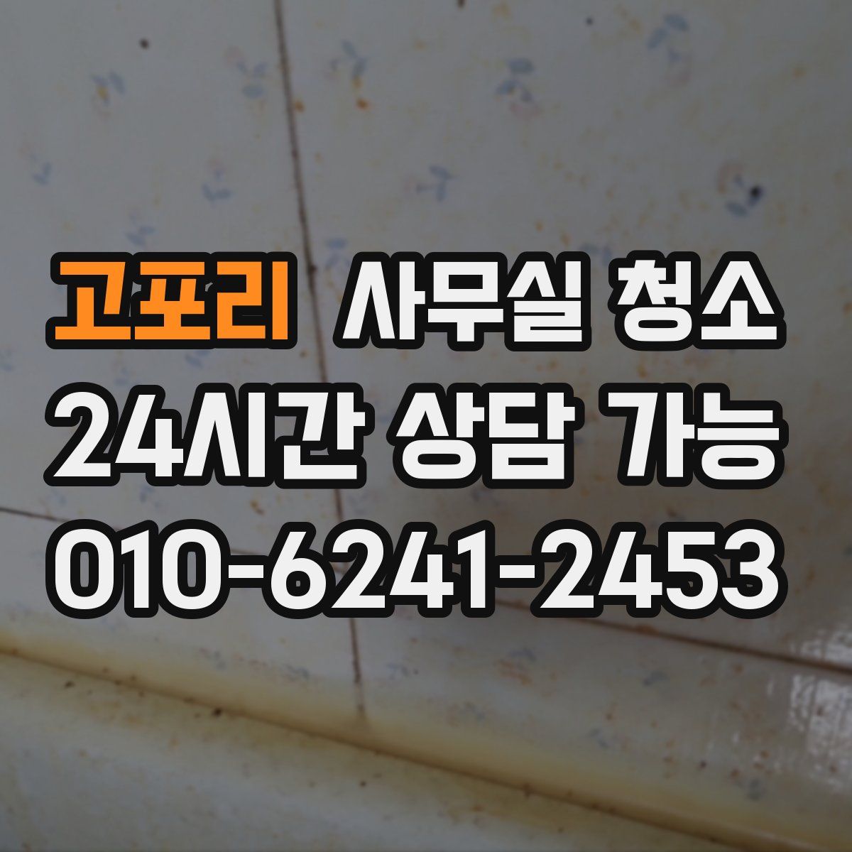 고포리 사무실 청소