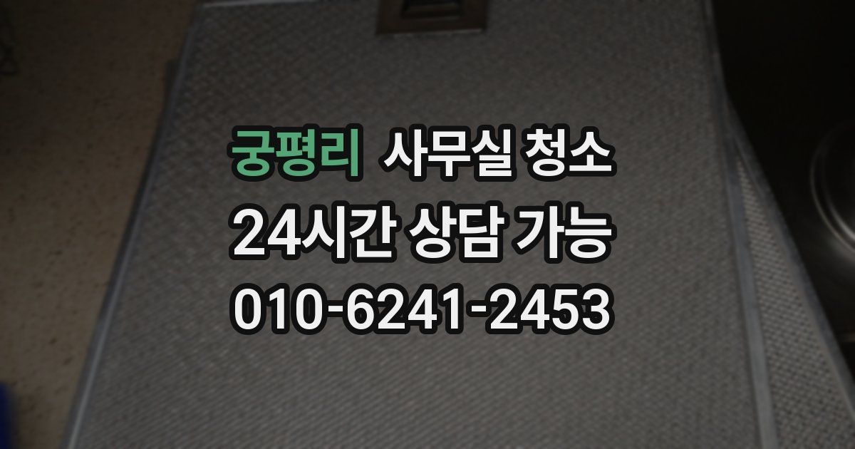 궁평리 사무실 청소