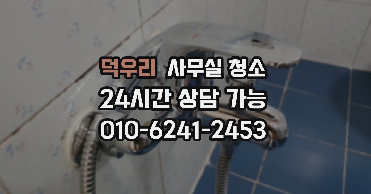 덕우리 사무실 청소