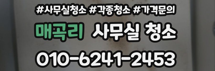 매곡리 사무실 청소