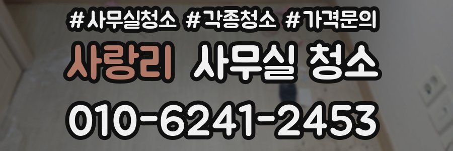사랑리 사무실 청소