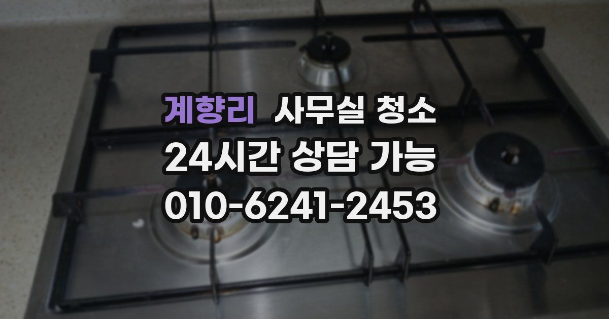 계향리 사무실 청소