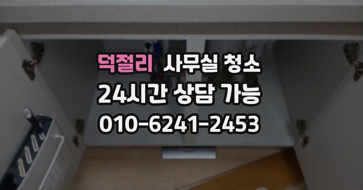 덕절리 사무실 청소