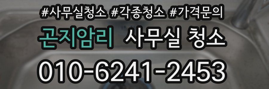 곤지암리 사무실 청소