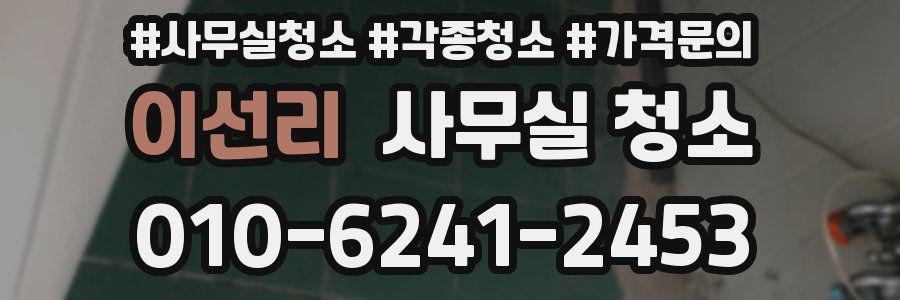 이선리 사무실 청소