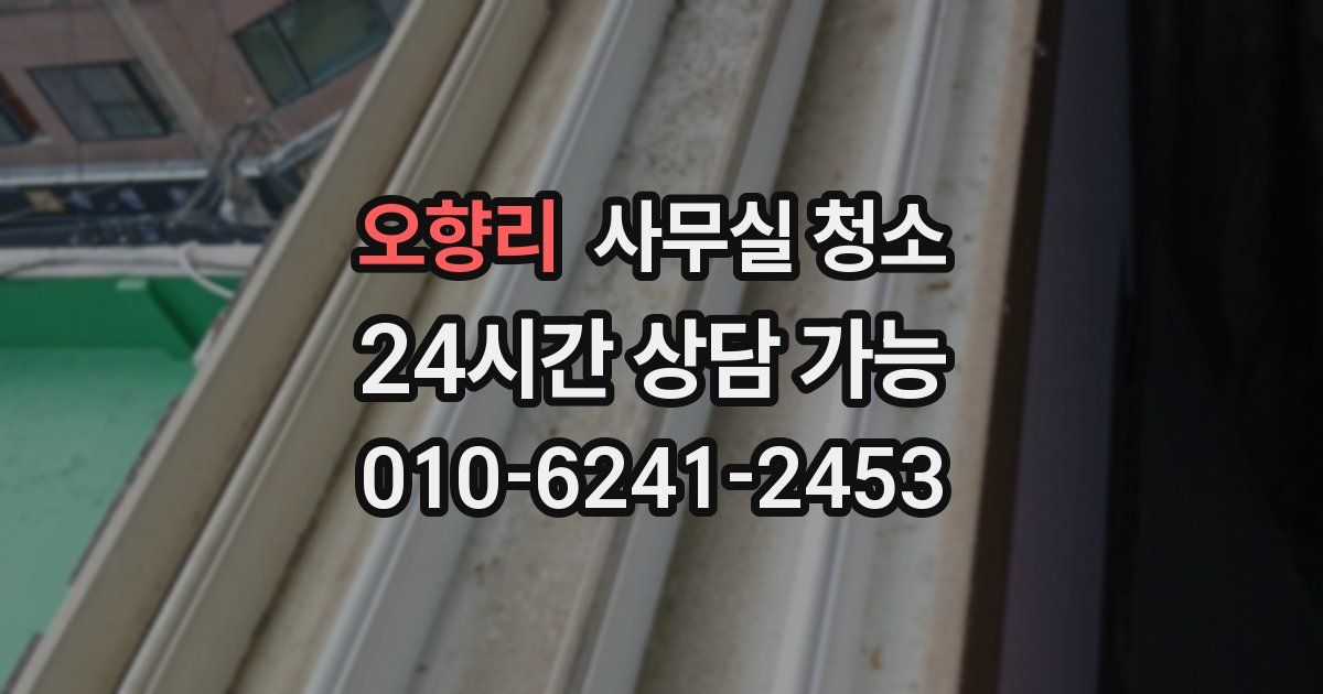 오향리 사무실 청소