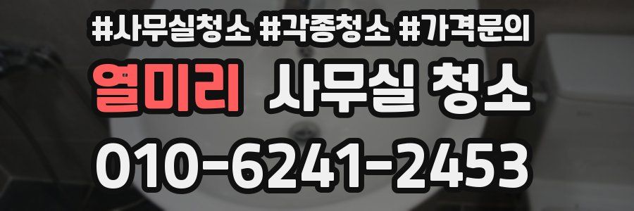 열미리 사무실 청소