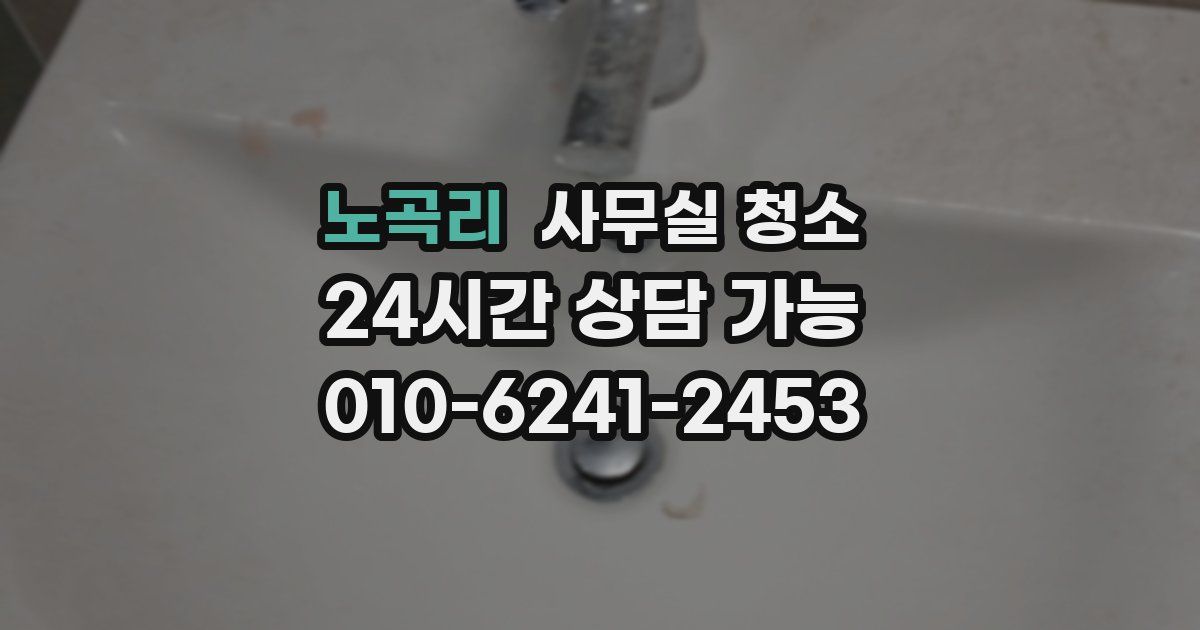 노곡리 사무실 청소