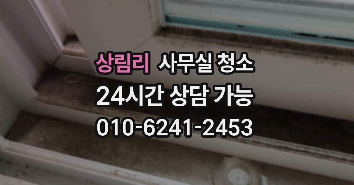 상림리 사무실 청소