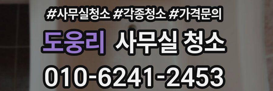 도웅리 사무실 청소