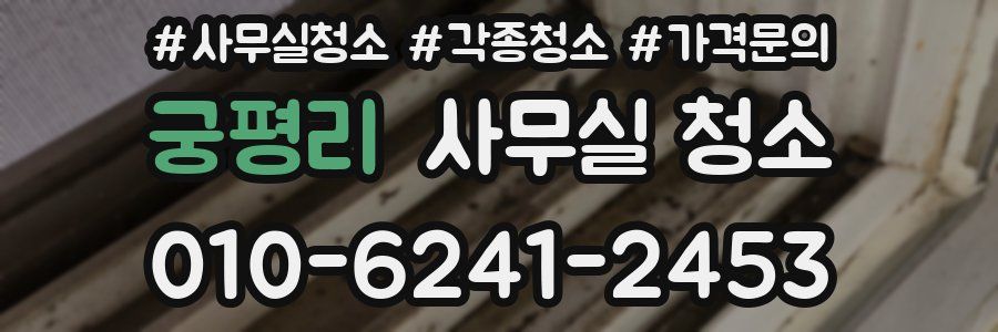 궁평리 사무실 청소