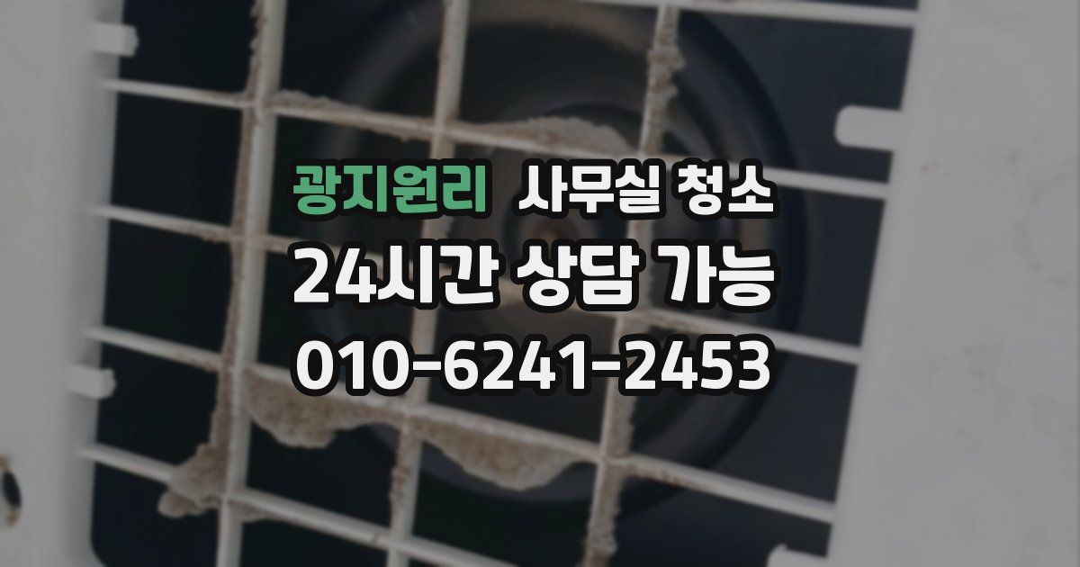 광지원리 사무실 청소