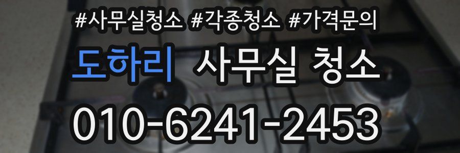 도하리 사무실 청소