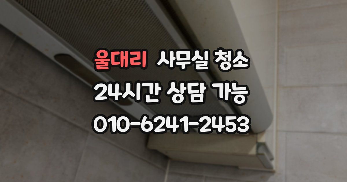 울대리 사무실 청소
