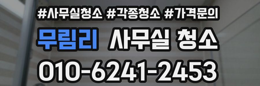 무림리 사무실 청소