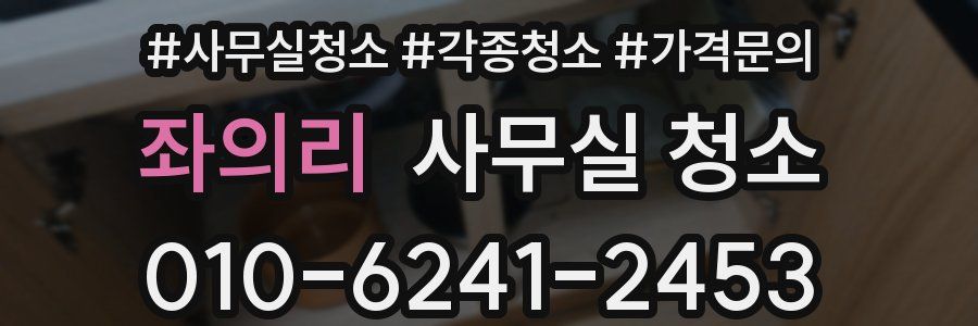 좌의리 사무실 청소