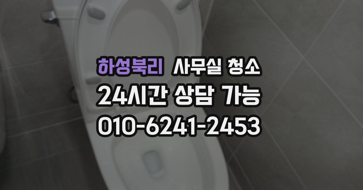 하성북리 사무실 청소