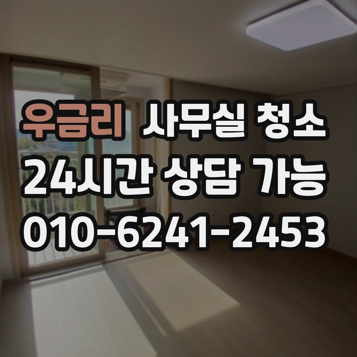우금리 사무실 청소