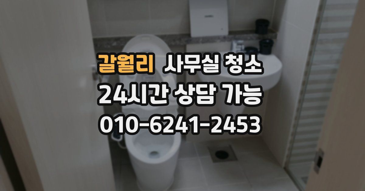 갈월리 사무실 청소