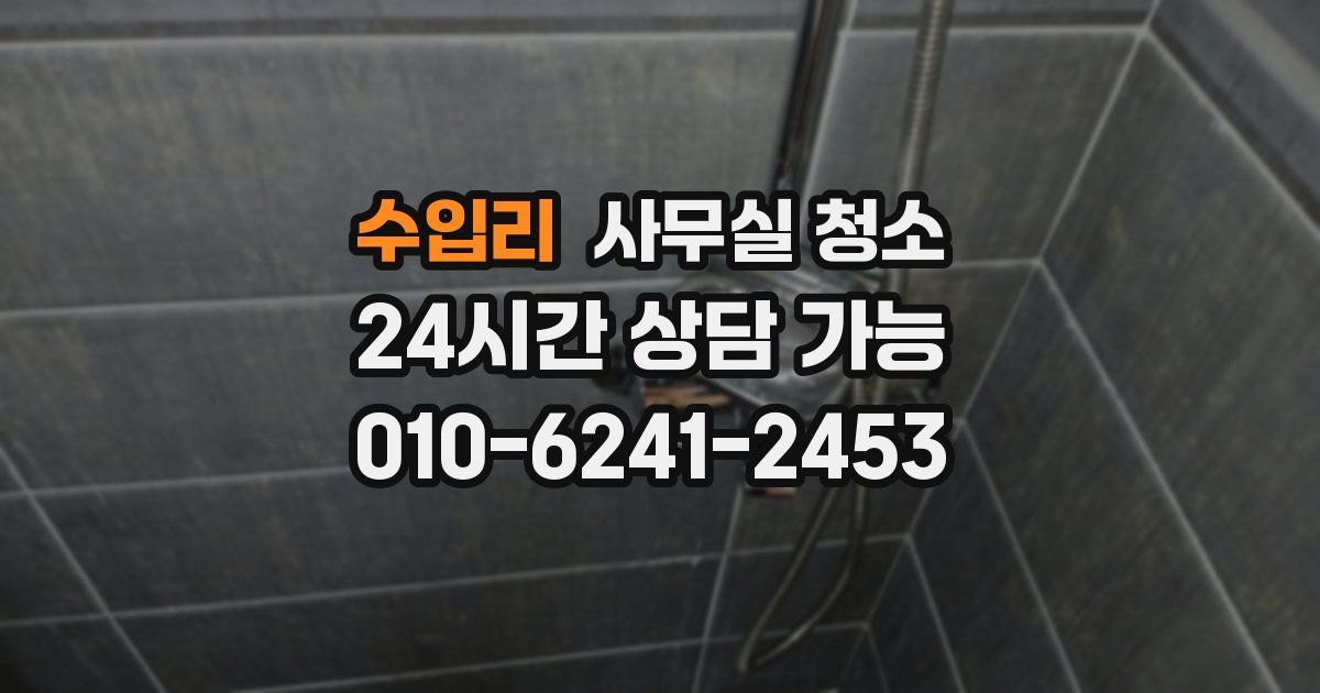수입리 사무실 청소