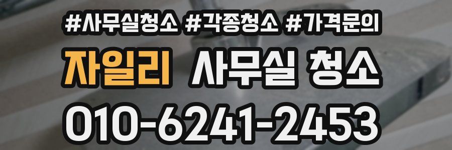 자일리 사무실 청소