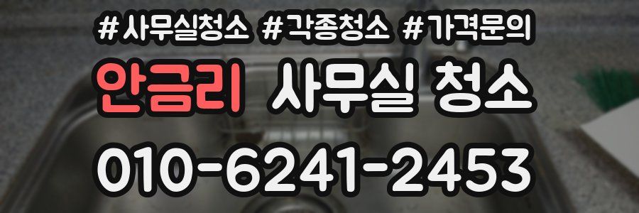 안금리 사무실 청소