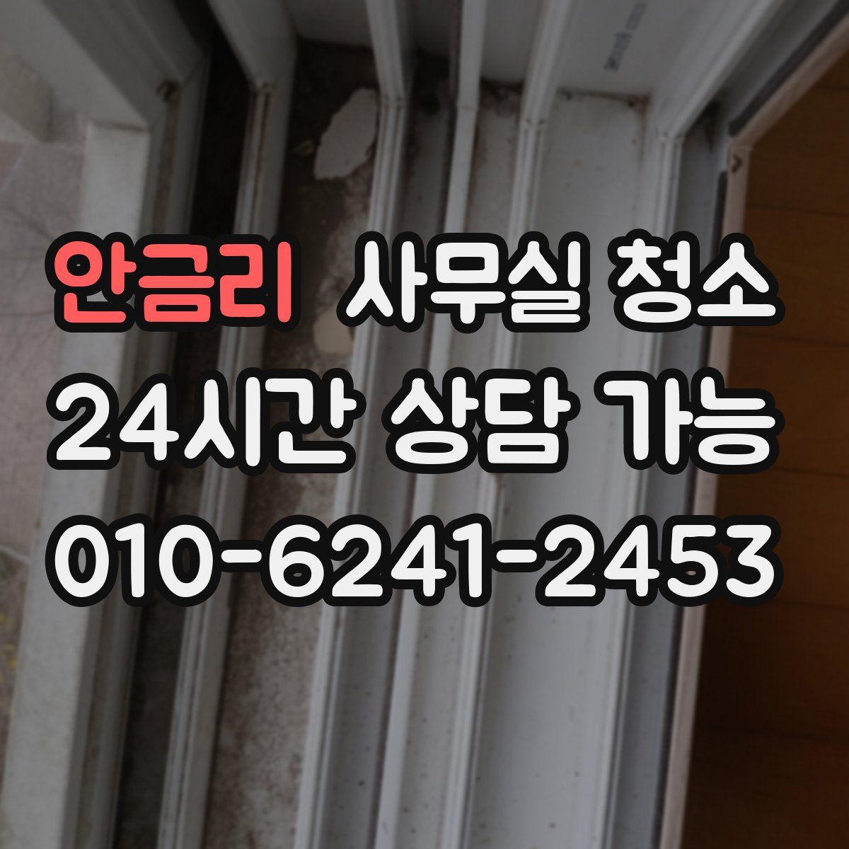안금리 사무실 청소