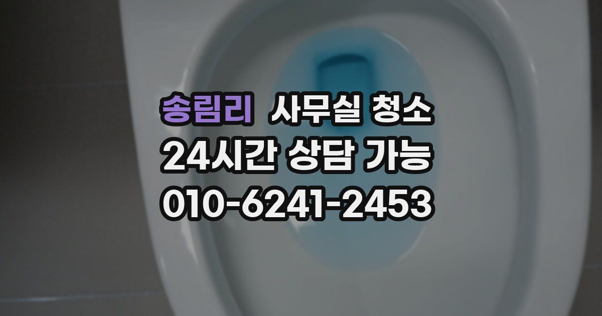 송림리 사무실 청소