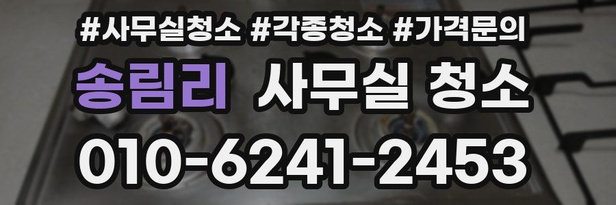 송림리 사무실 청소