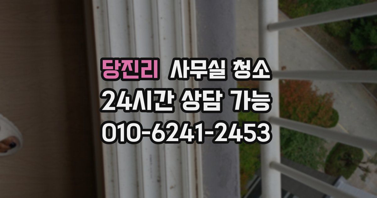 당진리 사무실 청소