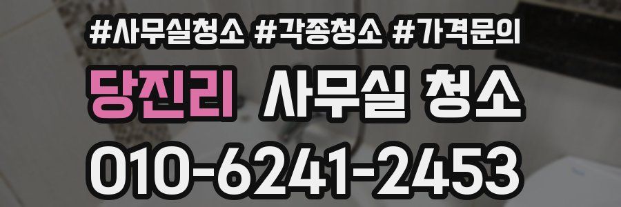 당진리 사무실 청소