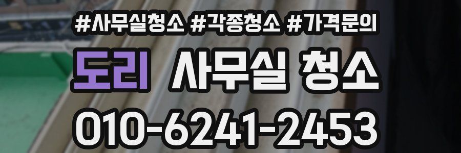 도리 사무실 청소