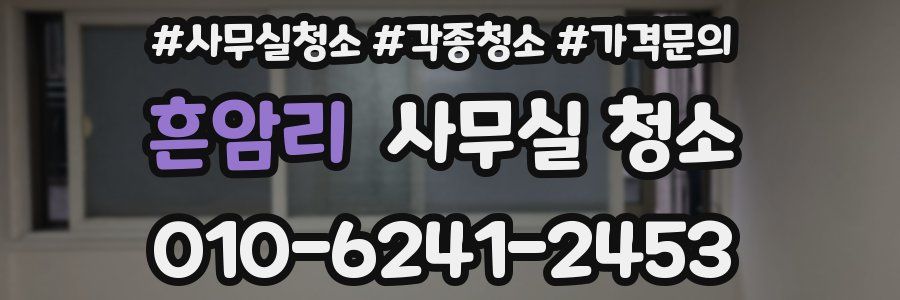 흔암리 사무실 청소