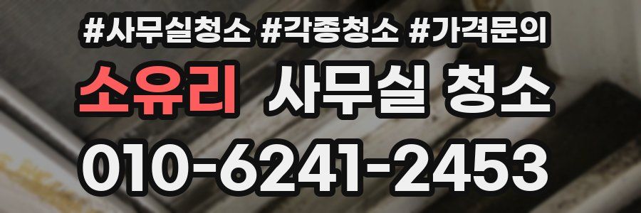 소유리 사무실 청소