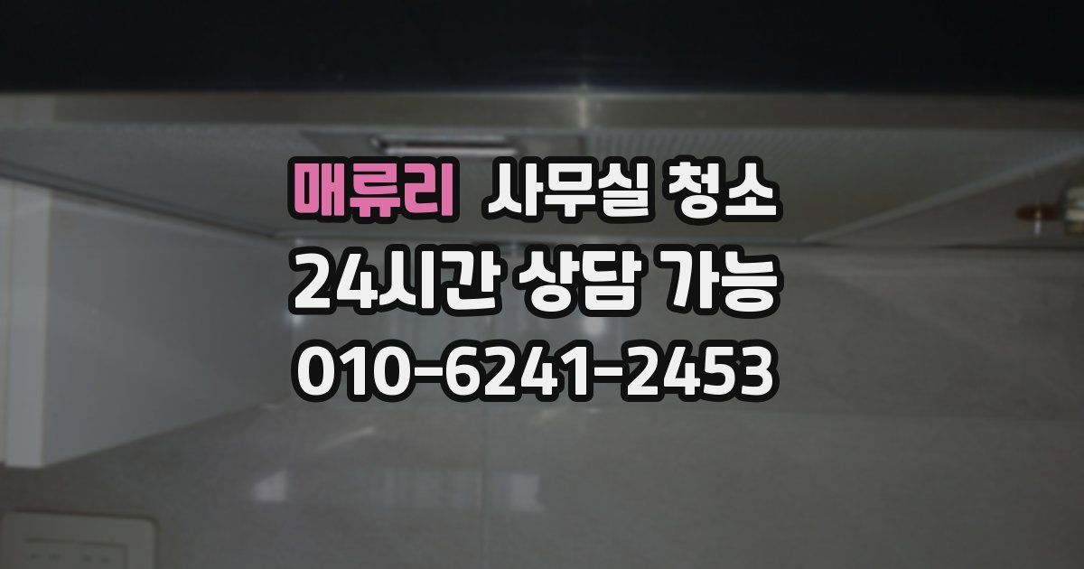 매류리 사무실 청소